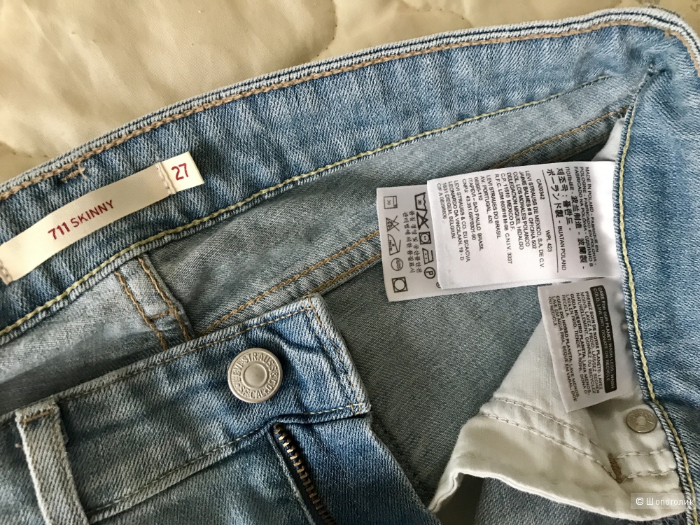 Джинсы Levi's 711,27 размер