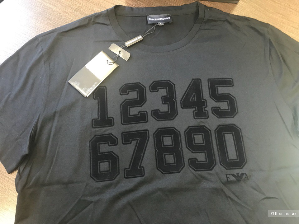 Мужская футболка Emporio Armani, размер S, M, L, XL, XXL