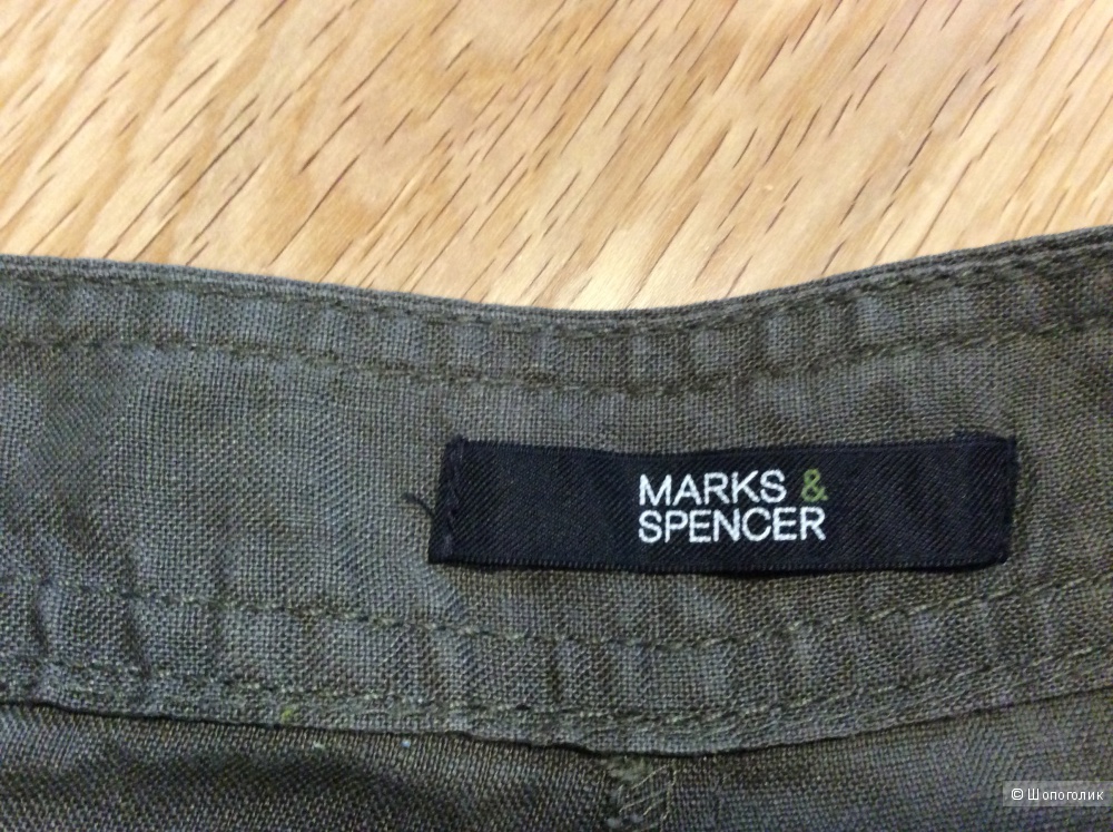 Льняные брюки Marks&Spencer р.12UK