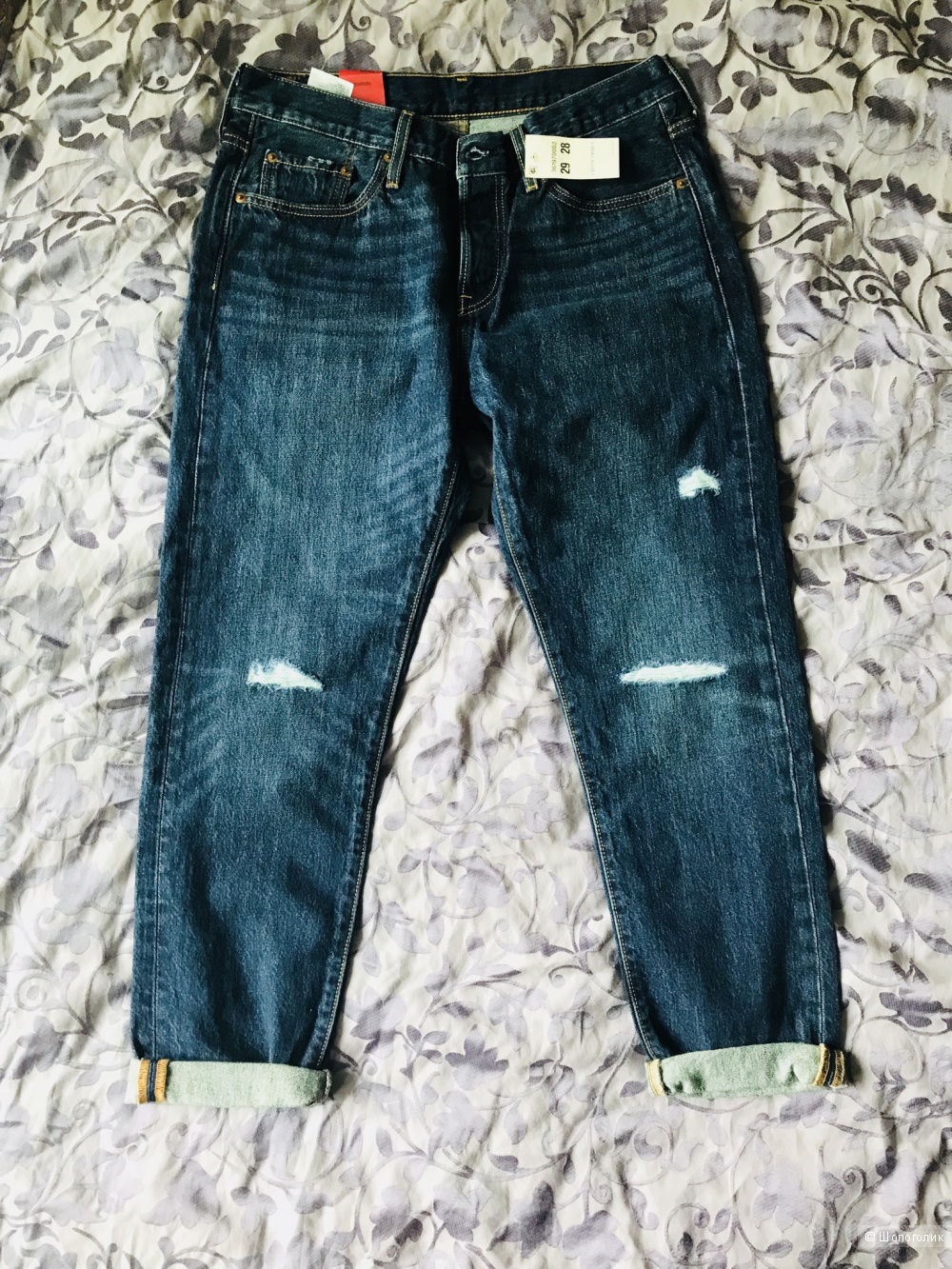 Levis 501 taper джинсы 29 длина 28