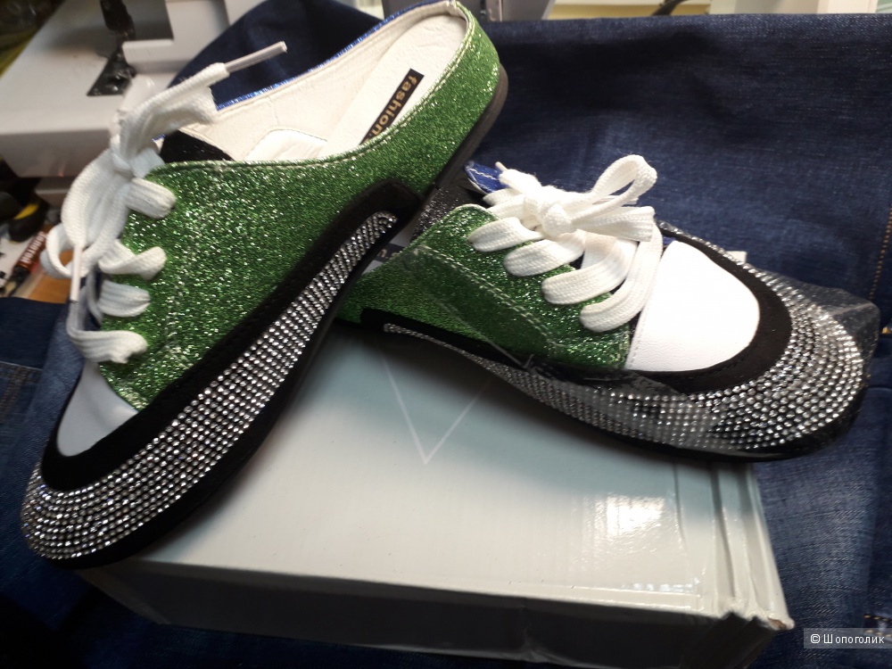 Кеды-мюли Fashion shoes  размер 25,0 (на 38 размер)