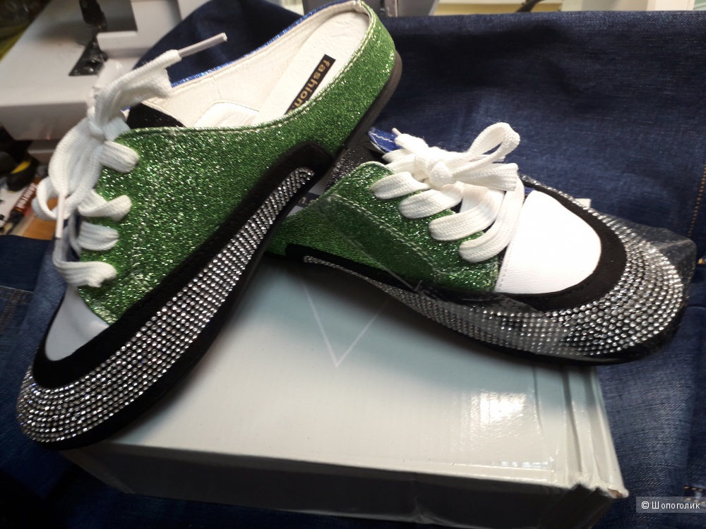 Кеды-мюли Fashion shoes размер 25,0 (на 38 размер)