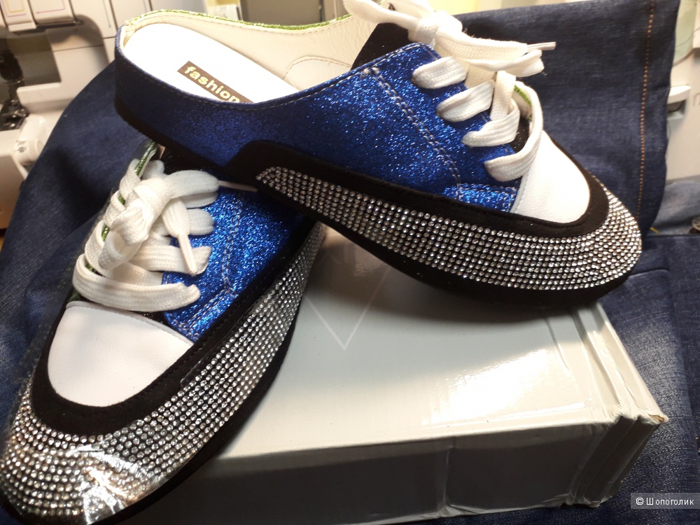 Кеды-мюли Fashion shoes  размер 25,0 (на 38 размер)