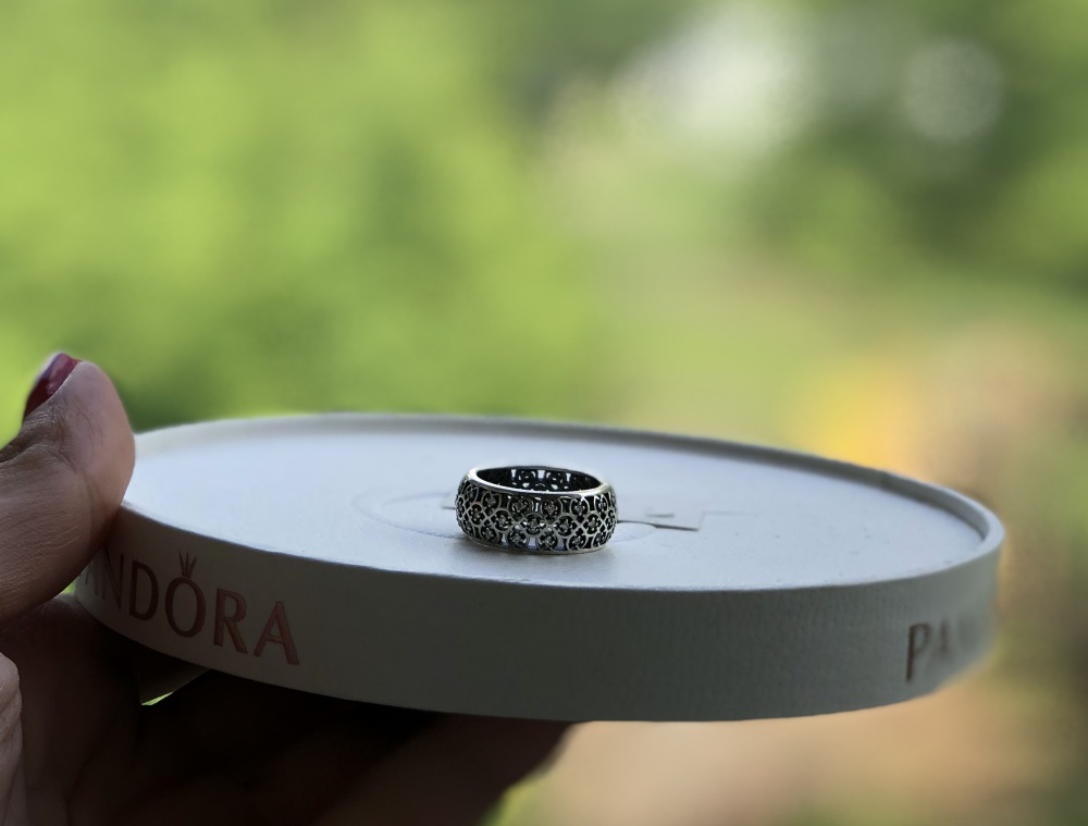 Pandora кольцо 48р