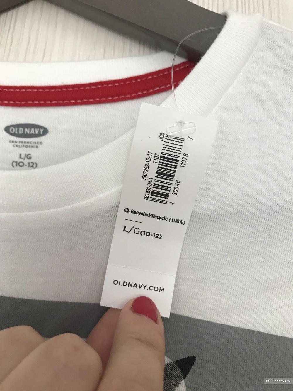 Футболка old navy, размер 10-12 лет