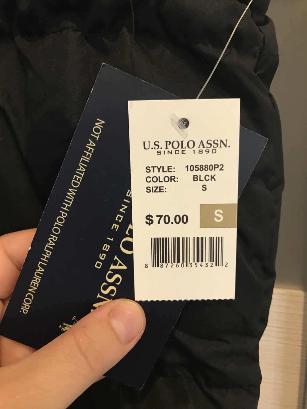 Жилетка мужская us polo assn, размер s