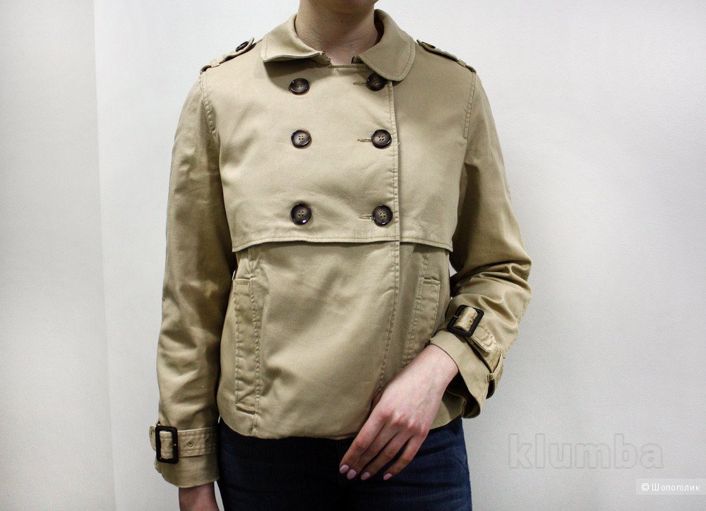 Devided by H&M :  cropped trench coat, 46-48