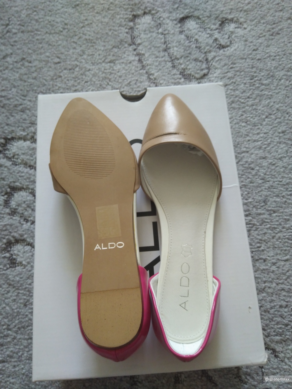 Кожаные туфли Aldo 5 uk
