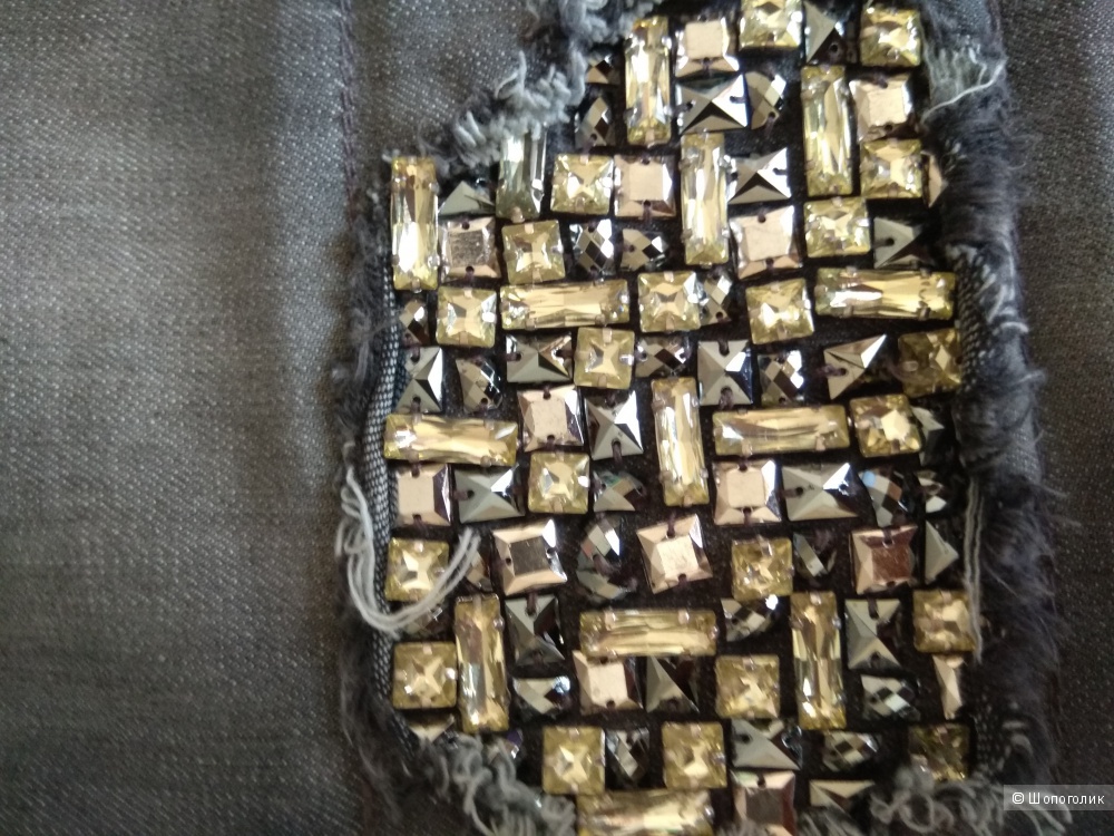 Джинсы с каменьями MICHAEL KORS 0us(25-26) джинсовый