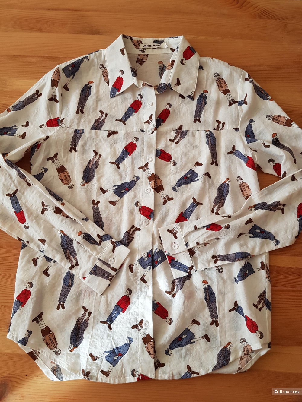 Блузка-рубашка MARIMAY, размер 42 (S)