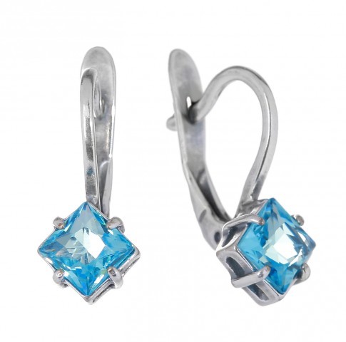 Серьги Jenavi со вставками Swarovski