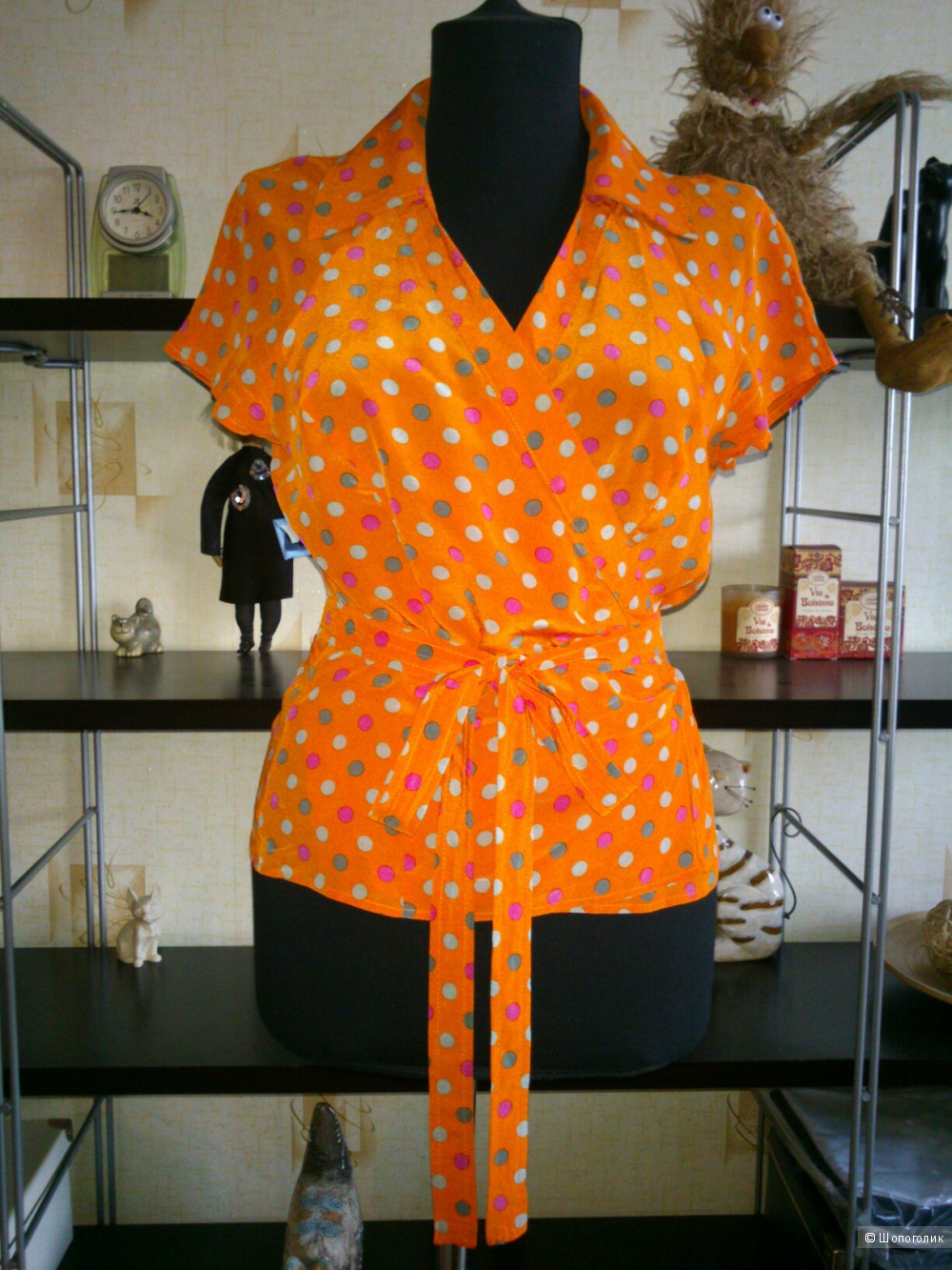 MARELLA, шелковая блузка. Размер: IT46  (на 44-46 размер).