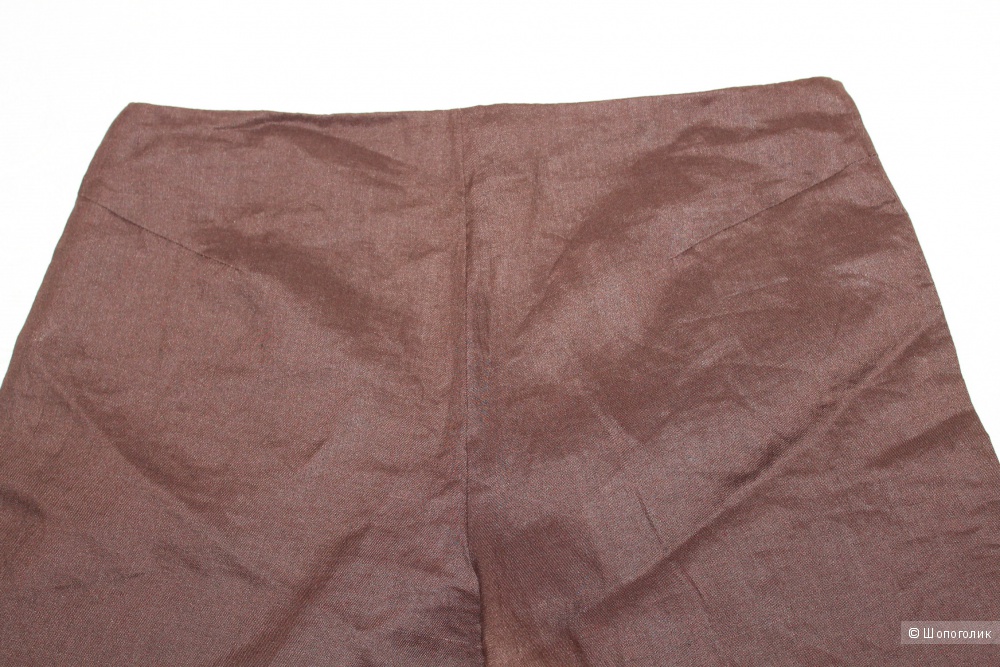 Льняные брюки - палаццо SISLEY, размер 46-48