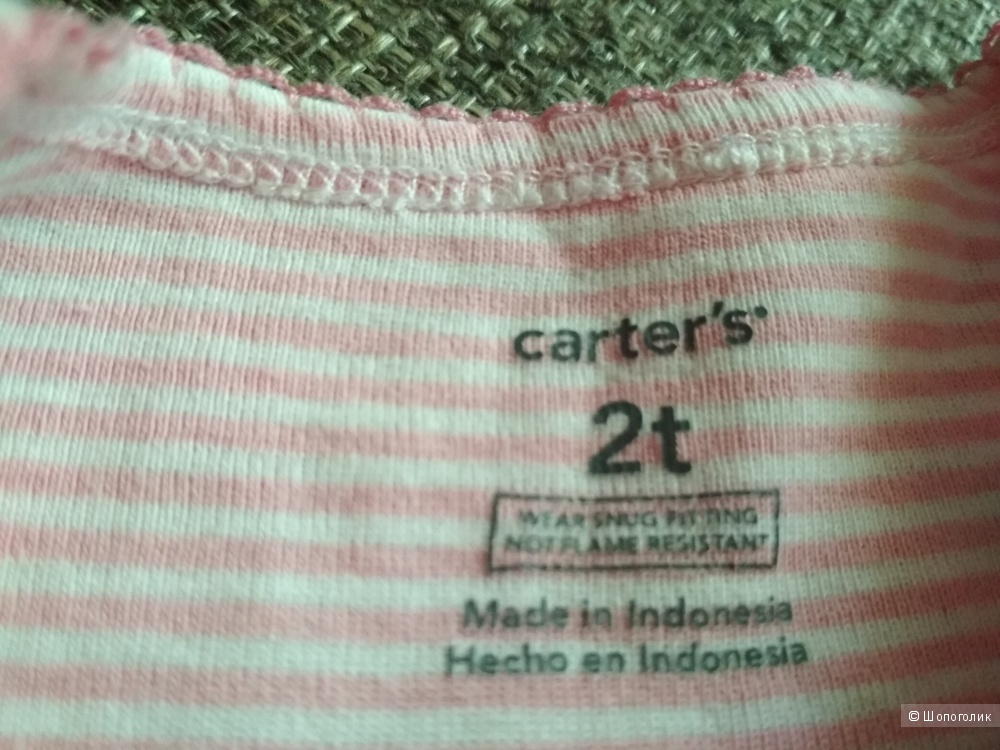 Пижама carter's 2t