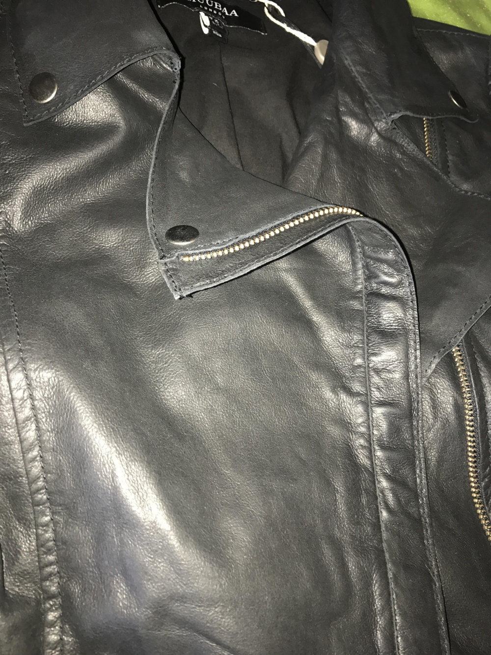 Кожаная куртка MUUBAA. Размер 44 RU/10US