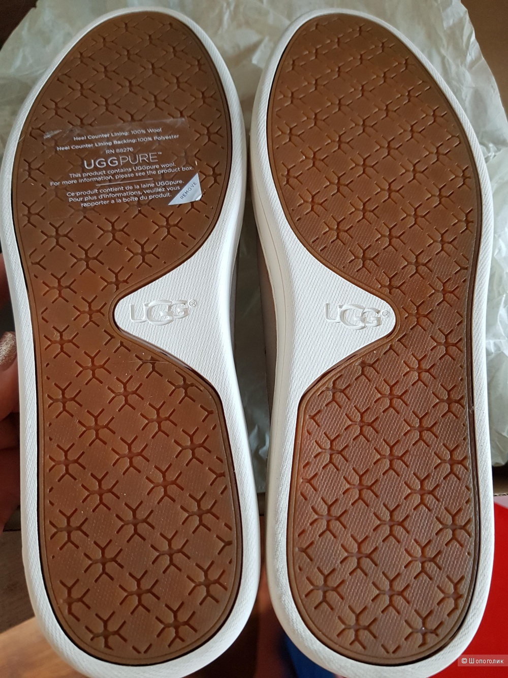 UGG кожаные слипоны р.38