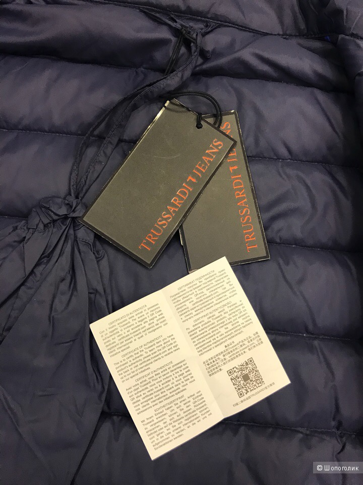 Мужской пуховик Trussardi Jeans, размер 50