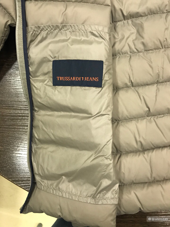 Мужской пуховик Trussardi Jeans, размер 52 (M)