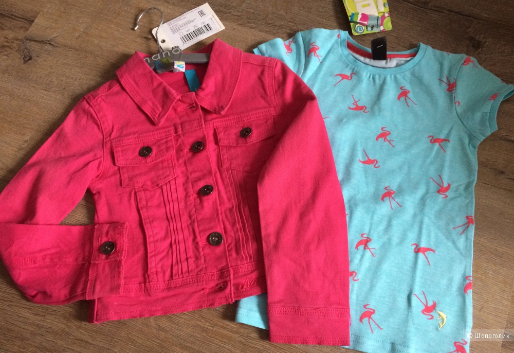 Сет: Куртка Nano, футболки 5.10.15 и  Acoоla, 4-5 лет