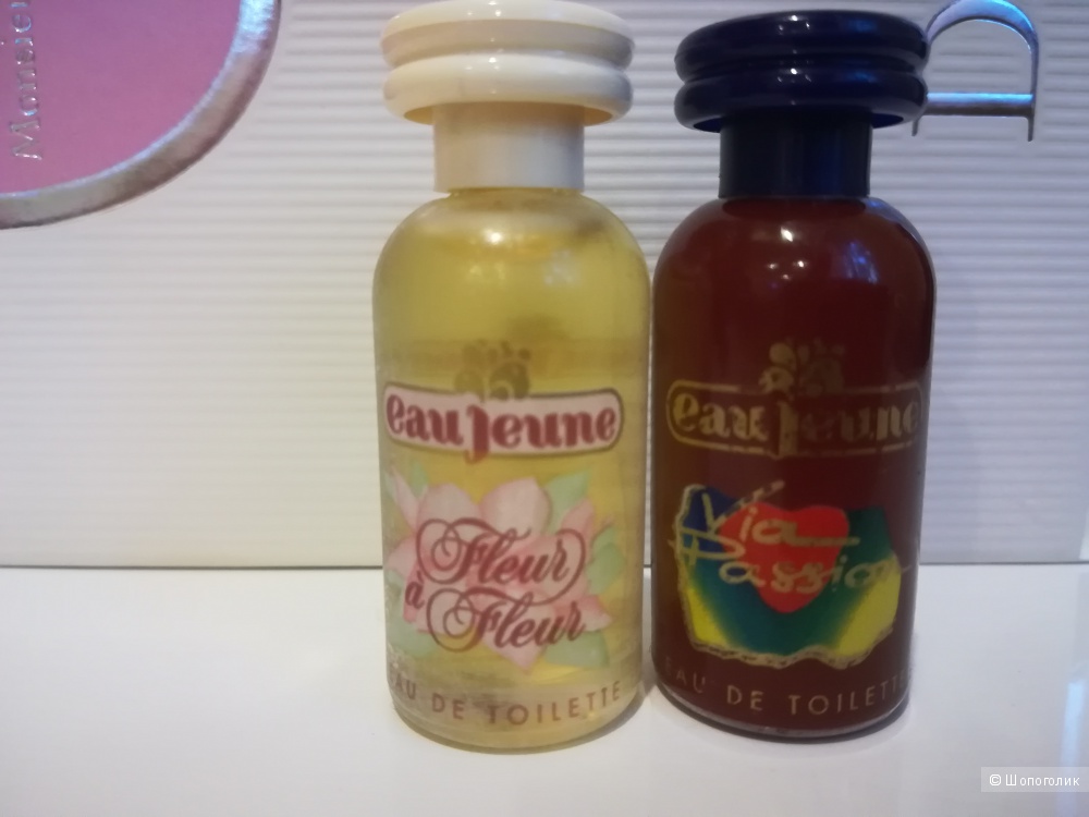Сет 2 миниатюры - Eau Jeune Франция : Fleur à Fleur 5 мл. + Eau Jeune Viva Passion 5 мл.