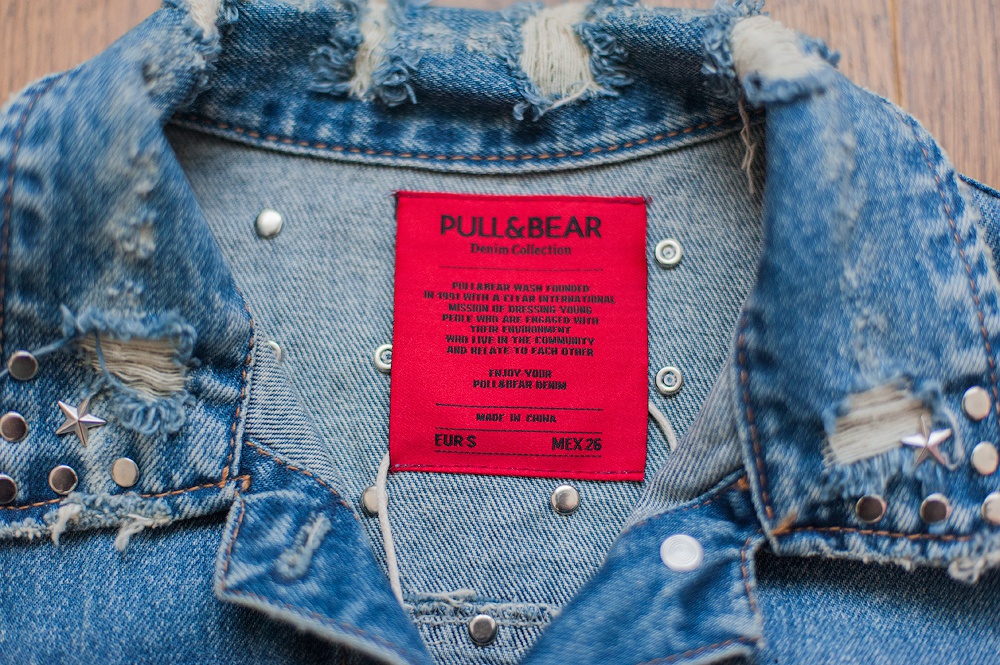 Джинсовый жилет Pull&Bear p.S