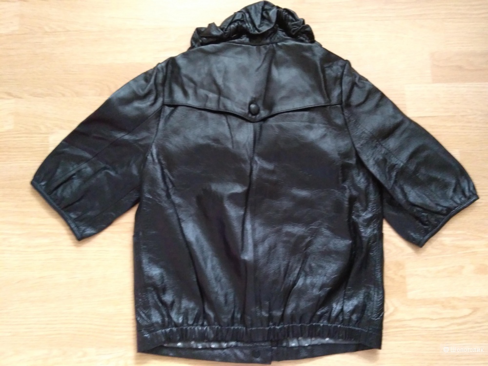 Кожаная куртка la reine blanche размер 42-44