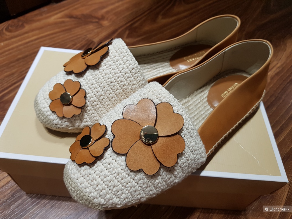 MICHAEL KORS кожаные эспадрильи р. 39-39.5