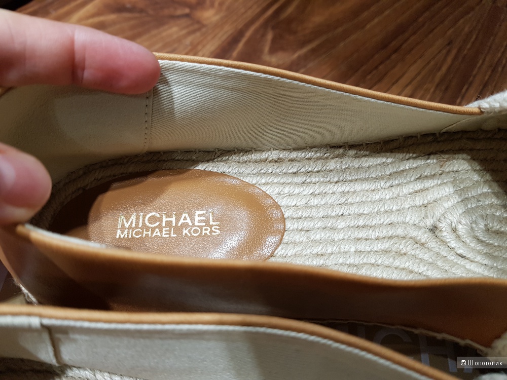 MICHAEL KORS кожаные эспадрильи р. 39-39.5