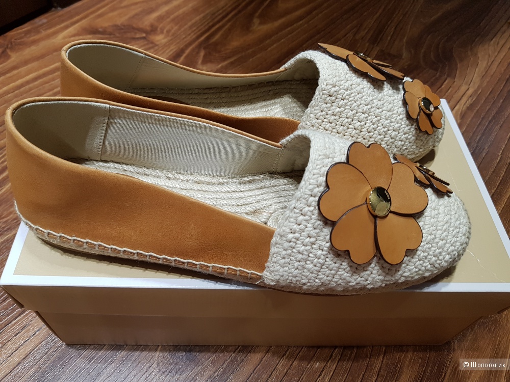 MICHAEL KORS кожаные эспадрильи р. 39-39.5