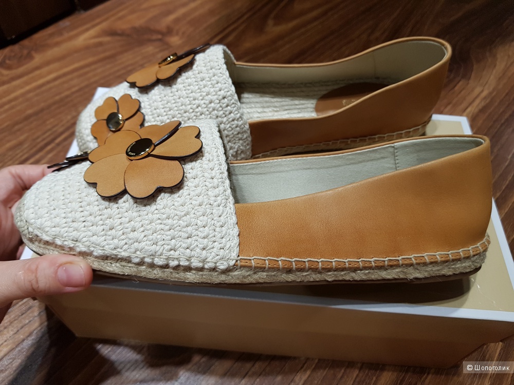 MICHAEL KORS кожаные эспадрильи р. 39-39.5