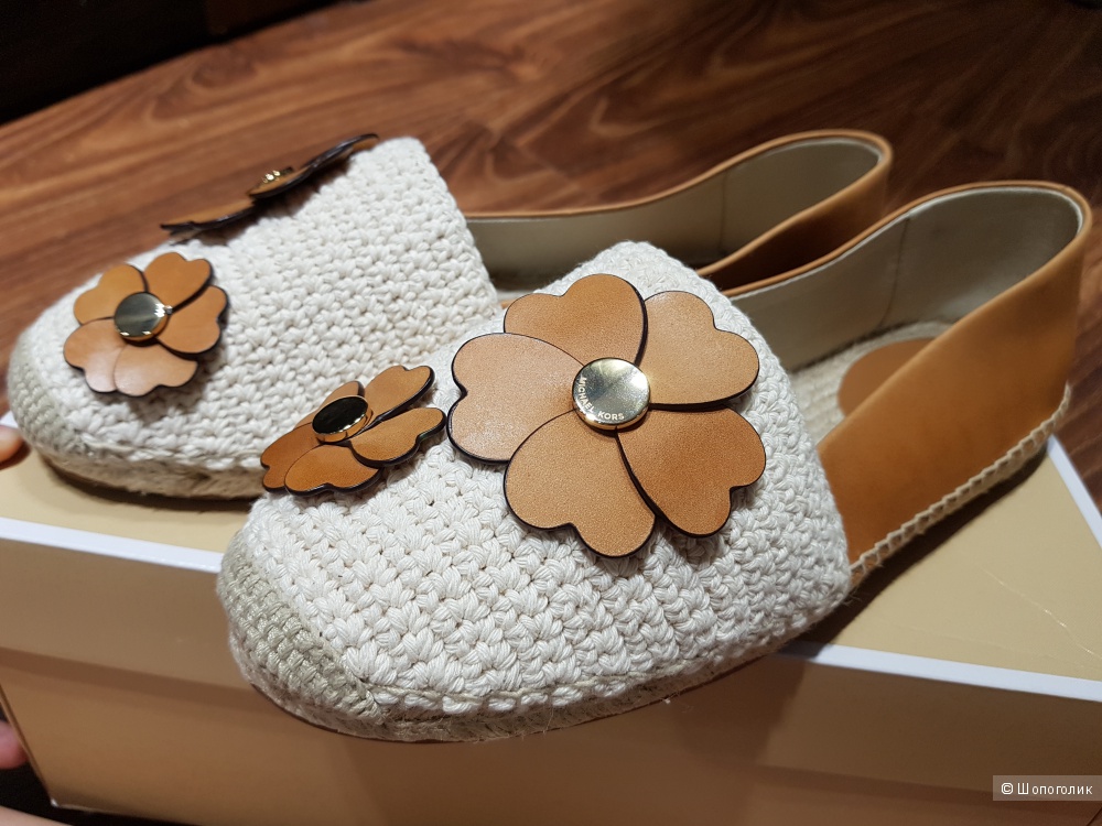 MICHAEL KORS кожаные эспадрильи р. 39-39.5