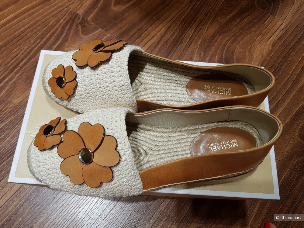 MICHAEL KORS кожаные эспадрильи р. 39-39.5