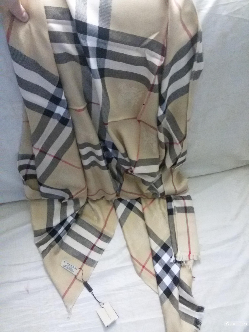 Палантин burberry размер 194*67