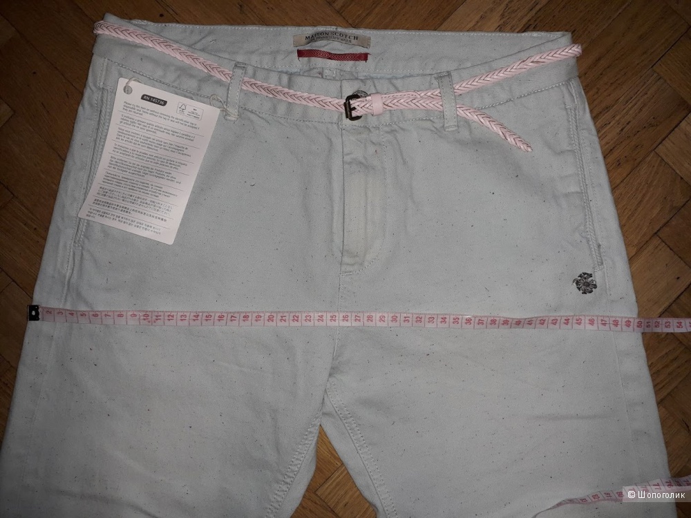 Джинсовые брюки-бойфренды MAISON SCOTCH, размер 26