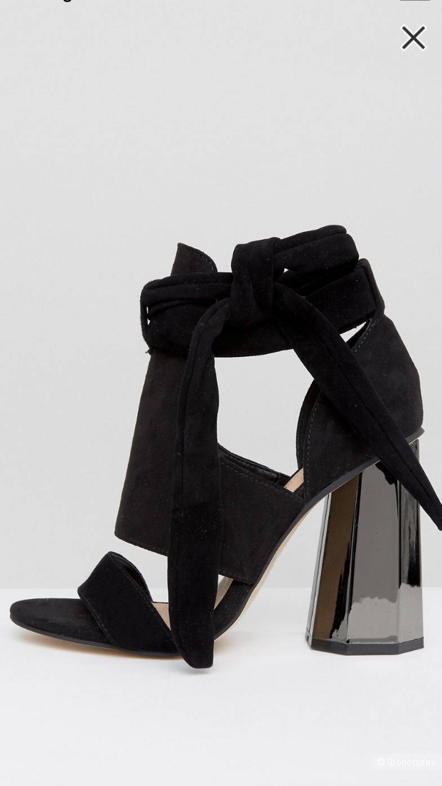 Замшевые босоножки River Island 5uk-38eur