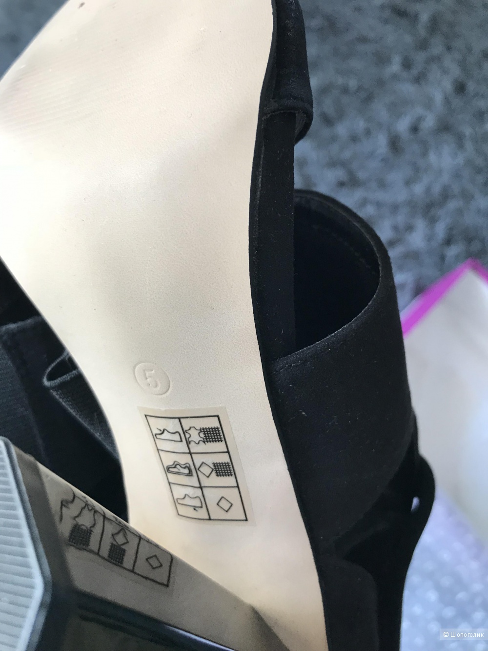 Замшевые босоножки River Island 5uk-38eur