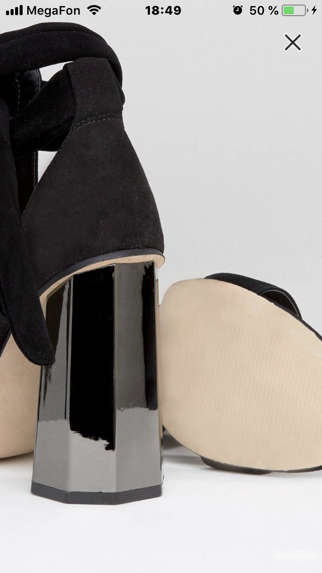 Замшевые босоножки River Island 5uk-38eur