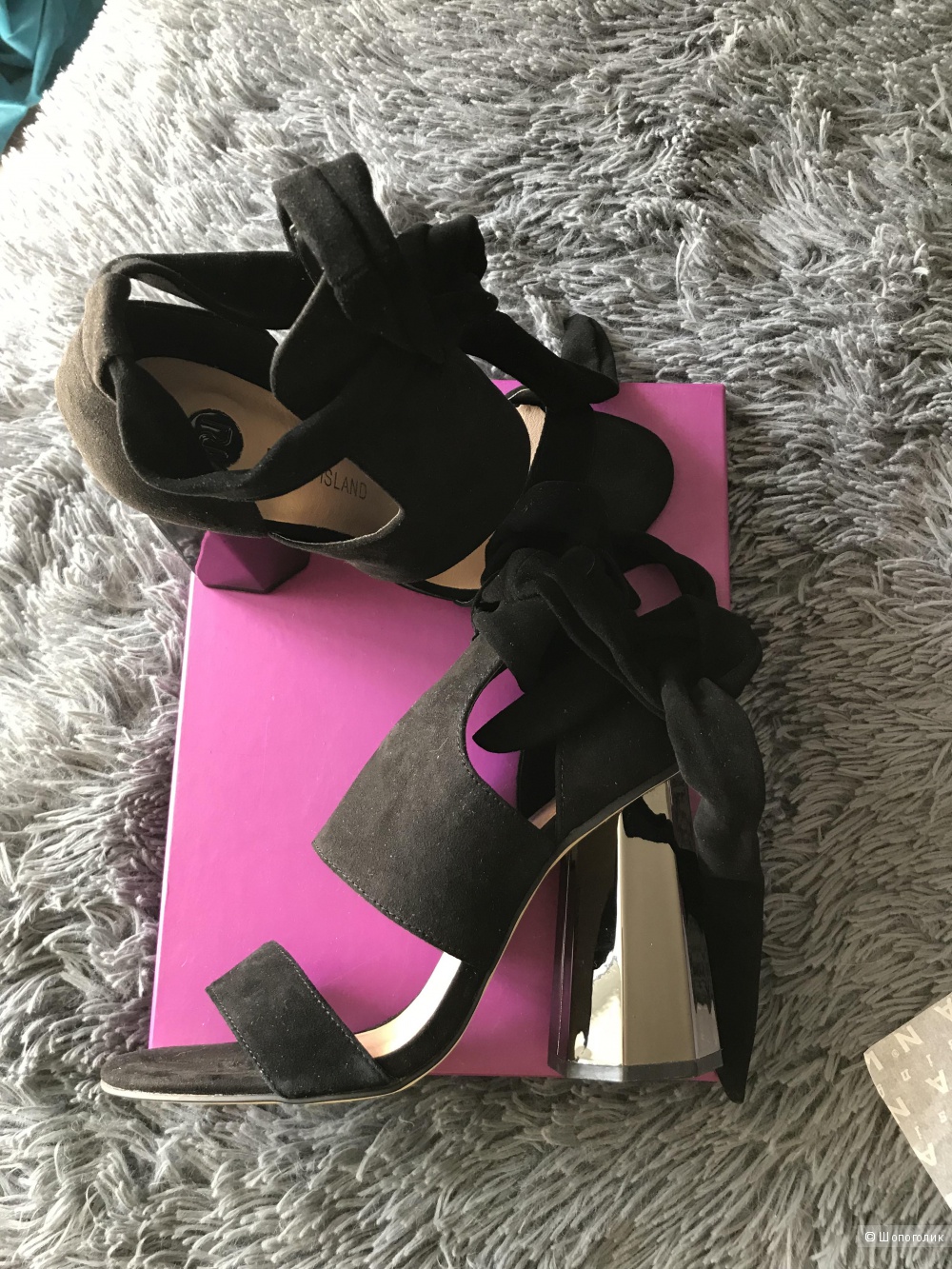 Замшевые босоножки River Island 5uk-38eur