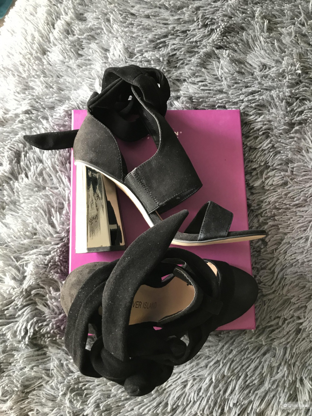 Замшевые босоножки River Island 5uk-38eur