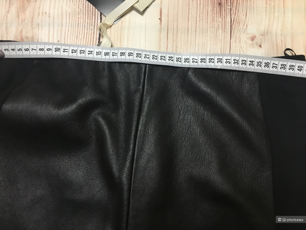 Кожаная юбка Pinko Tag, размер 46  IT (48 RU). На рос. 44-46