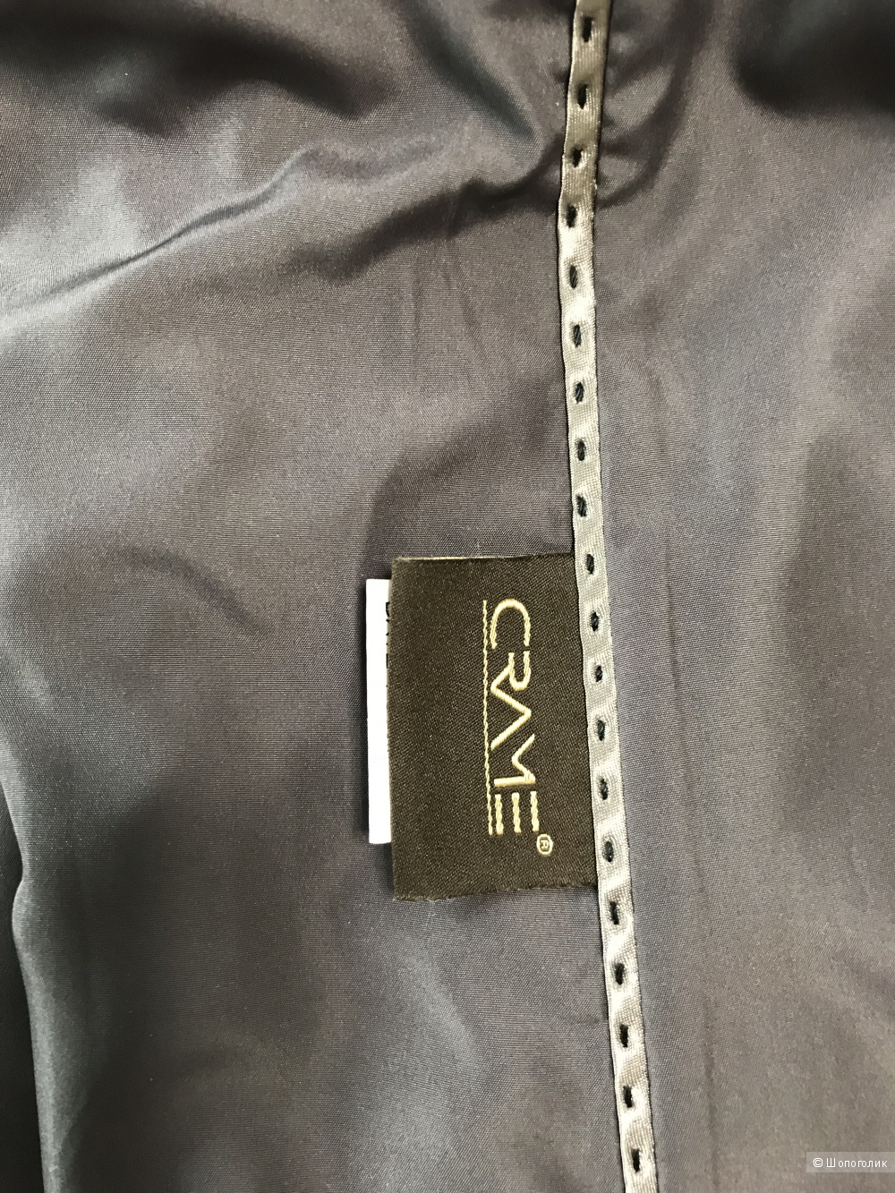 Удлиненная кожаная куртка CRAME, размер 58