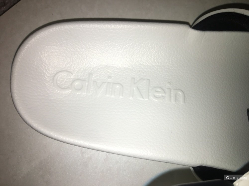 Тапочки сланцы шлепки Calvin Klein размер 39-40