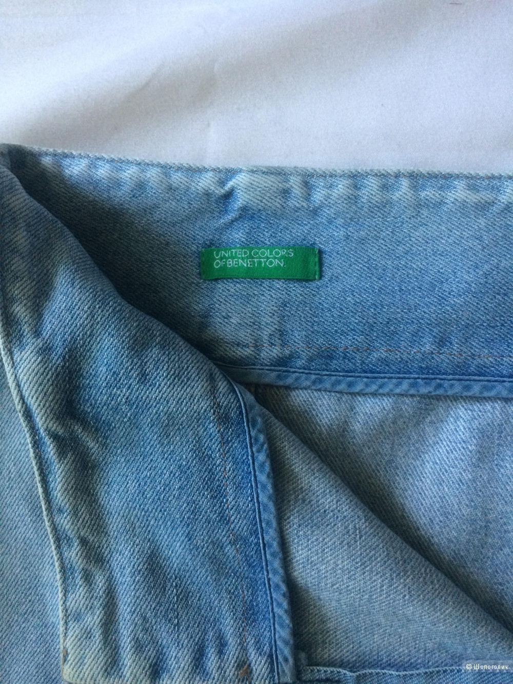 Джинсовая юбка-макси BENETTON 48-50 размер