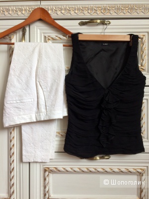 Сет из двух вещей - Блузка List,брюки Zara basic,S-XS