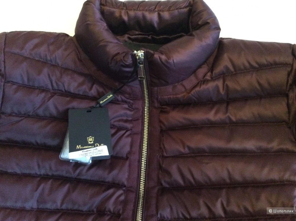 Удлиненная куртка-пуховик Massimo Dutti, размер L.