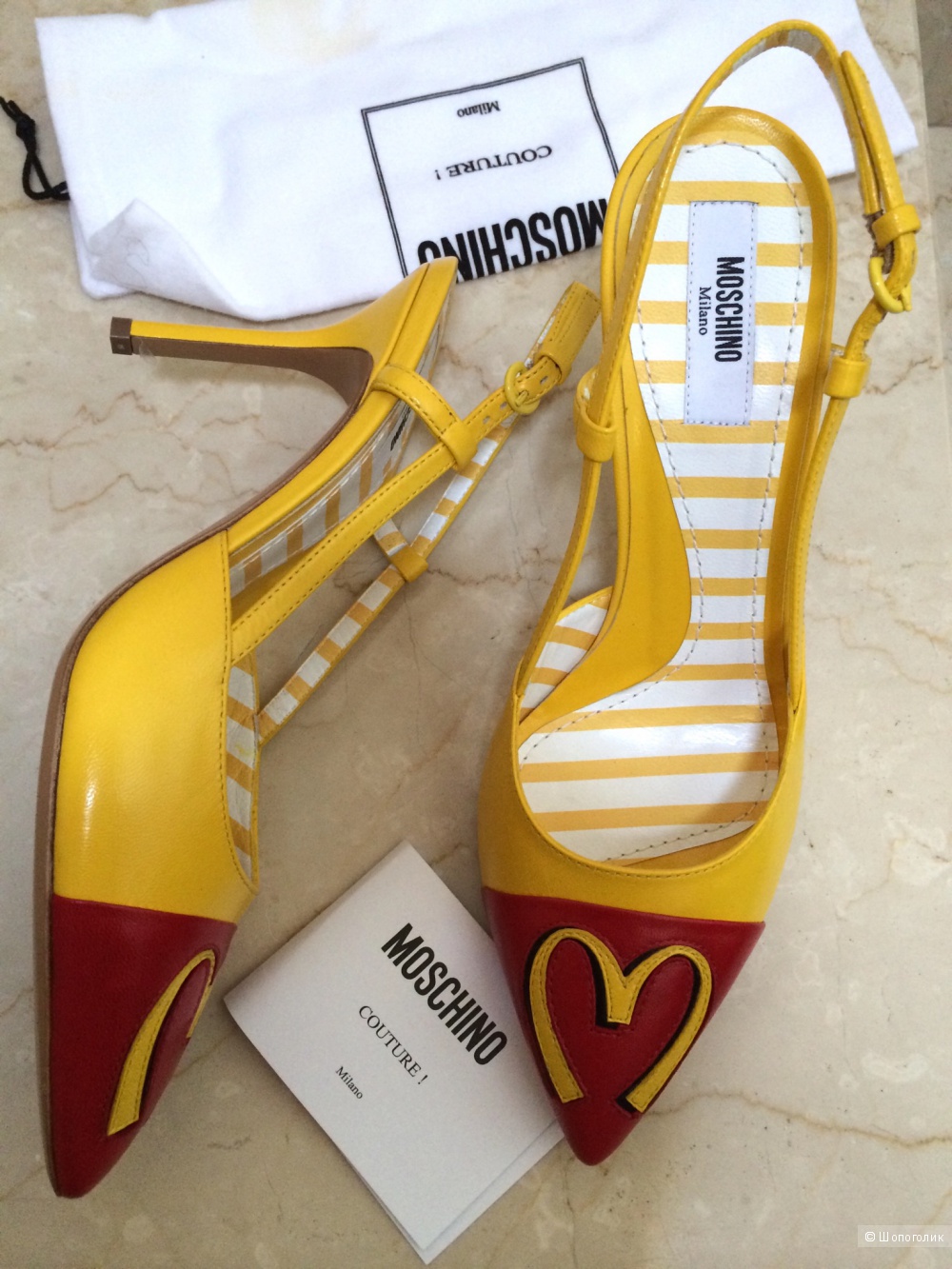 Туфли-босоножки Moschino 37-36,5