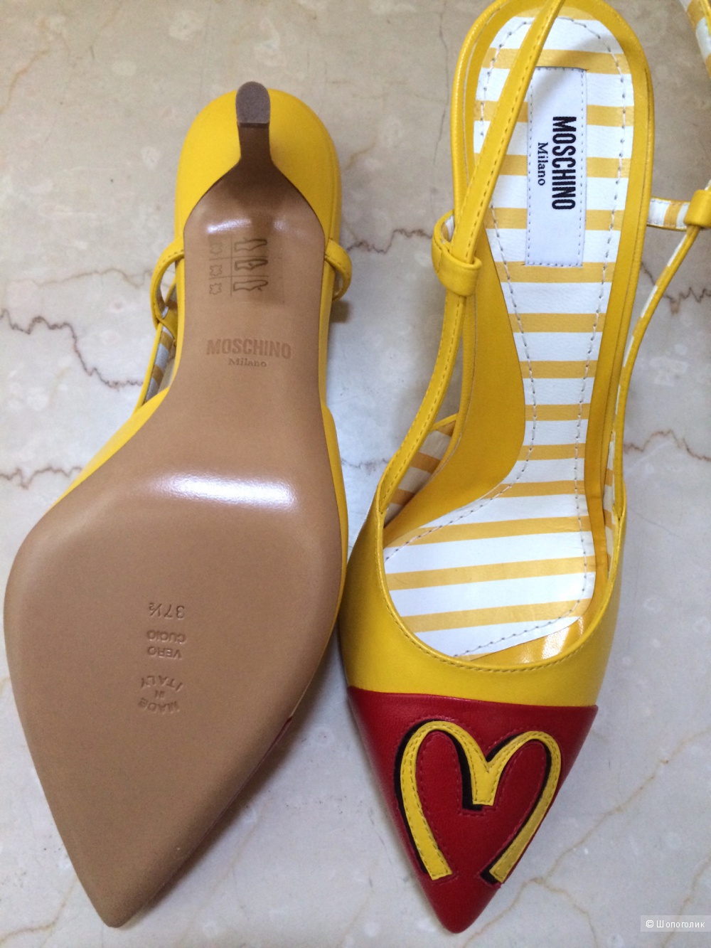 Туфли-босоножки Moschino 37-36,5