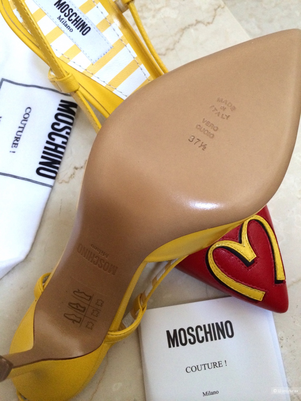 Туфли-босоножки Moschino 37-36,5