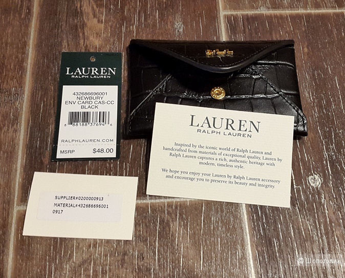 Кошелёк для карточек Ralph Lauren.