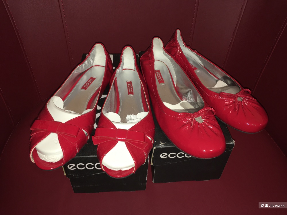 Сет: Балетки Ecco 41 размер, 2 пары